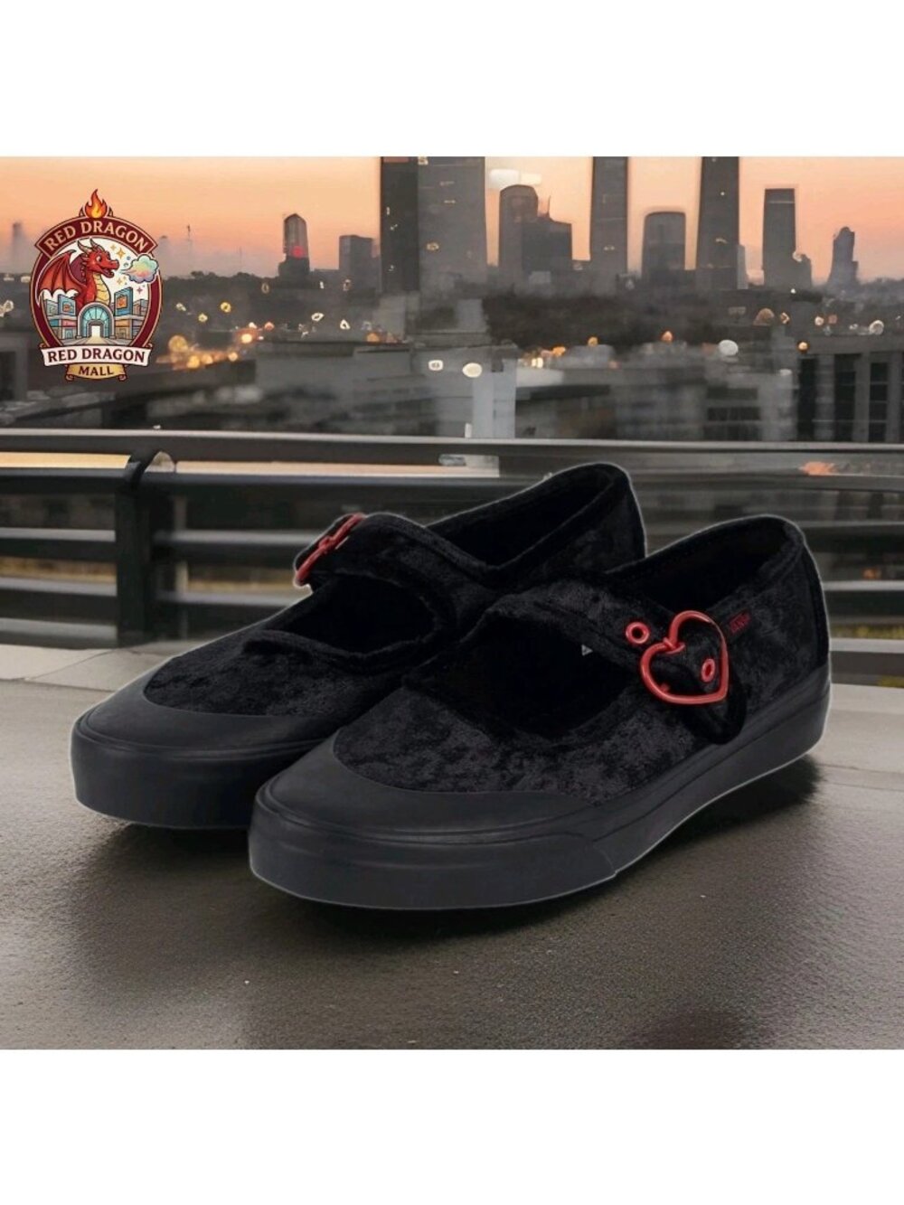 Vans Heart Mary Jane Unisex Fashion Shoes Sneakers VN000CRR4581 - Women's Sz 8.5